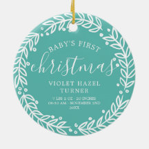 Piso Branco | Primeiro Natal do Teal Baby