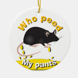 Ornamento De Cerâmica Pissboy