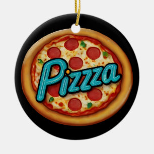 Ornamento De Cerâmica Pizzaria Italiana Cozinha da Pizza ou Restaurante 