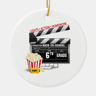 Ornamento De Cerâmica Placa de Cinema 6