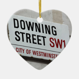 Ornamento De Cerâmica Placa Downing Street