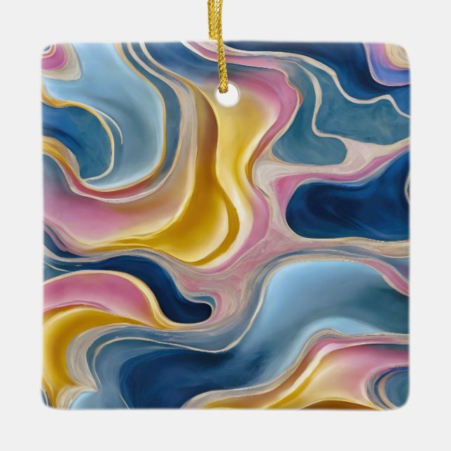 Ornamento De Cerâmica Placemat laminado (Frente)