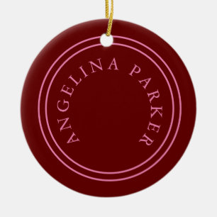 Ornamento De Cerâmica Planilha moderna minimalista única