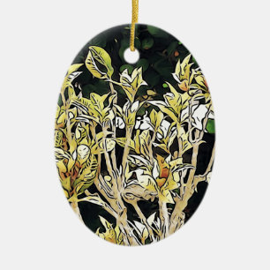 Ornamento De Cerâmica Plantas de Cuba