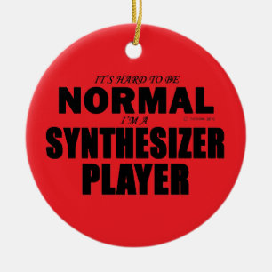 Ornamento De Cerâmica Player do Synthesizer Normal