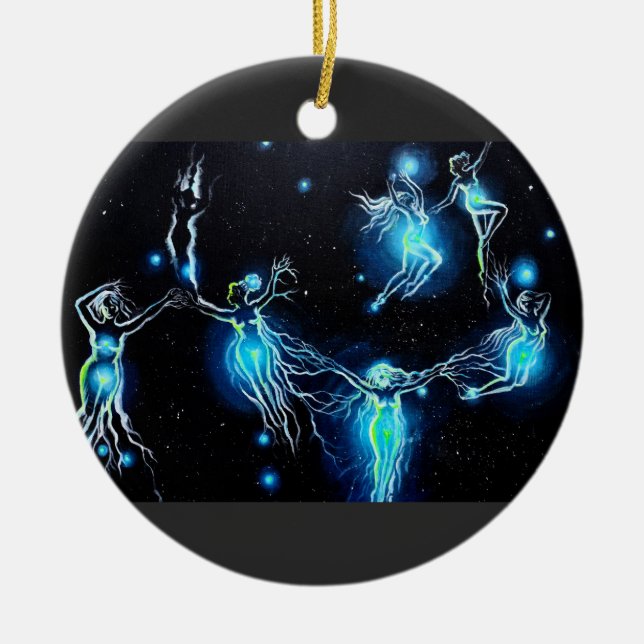Ornamento De Cerâmica Pleiades (Frente)