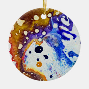 Ornamento De Cerâmica Polocromoptico #1B por Michael Moffa