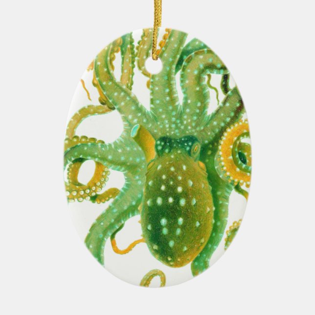 Ornamento De Cerâmica polvo verde (Frente)