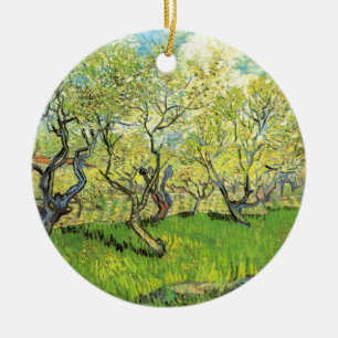 Ornamento De Cerâmica Pomar em Blossom por Vincent van Gogh