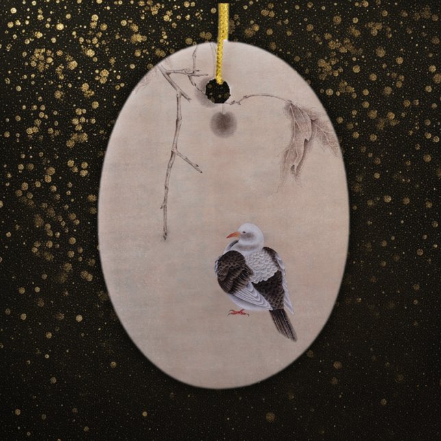 Ornamento De Cerâmica Pombo Cerâmico (Criador carregado)