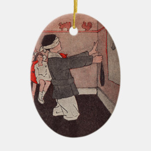 Ornamento De Cerâmica Ponha a cauda Donkey