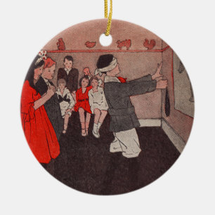 Ornamento De Cerâmica Ponha a cauda Donkey