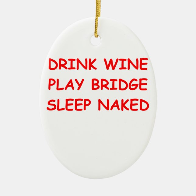 Ornamento De Cerâmica ponte duplicada (Frente)