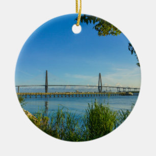Ornamento De Cerâmica Ponte Scenic Arthur Ravenel