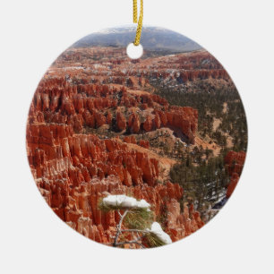 Ornamento De Cerâmica Ponto de Inspiração no Bryce Canyon I