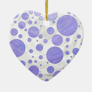 Ornamento De Cerâmica Ponto de Sol Roxo