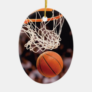 Ornamento De Cerâmica Pontuação de Basquete