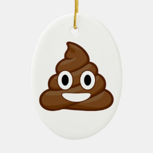 Ornamento De Cerâmica poop emoji