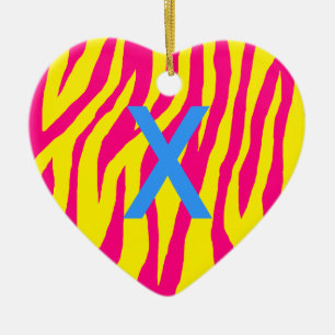 Ornamento De Cerâmica Pop Zebra