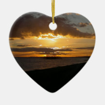 Por do sol na praia de Brigghton