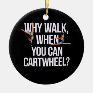 Ornamento De Cerâmica Por Que Caminhar Quando Você Pode Roda De Carro? P