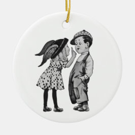 Ornamento De Cerâmica Por que votar azul em 2024