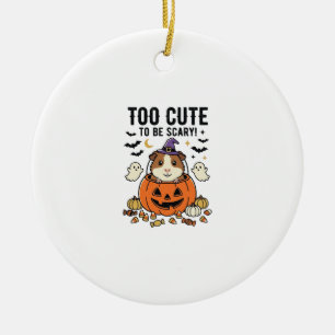 Ornamento De Cerâmica Porquinho-da-índia de Halloween Muito Fofo Para Se