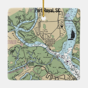 Ornamento De Cerâmica Port Royal Carolina do Sul