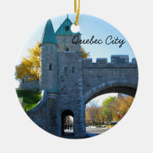 Ornamento De Cerâmica Portas do castelo de Cidade de Quebec Canadá