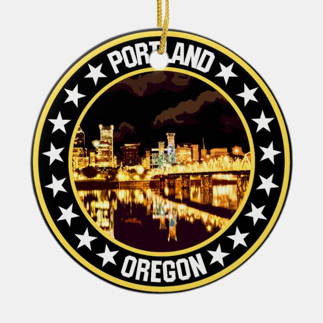 Ornamento De Cerâmica Portland (Frente)