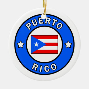 Ornamento De Cerâmica Porto Rico