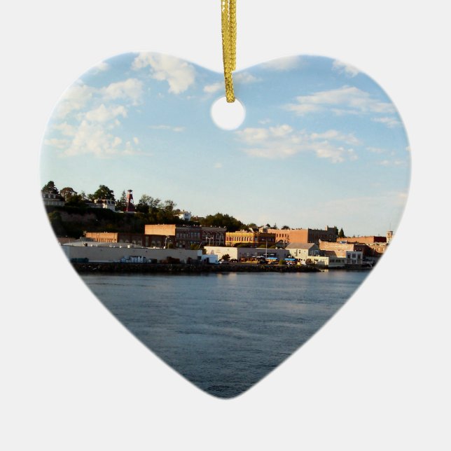 Ornamento De Cerâmica Porto Townsend (Frente)