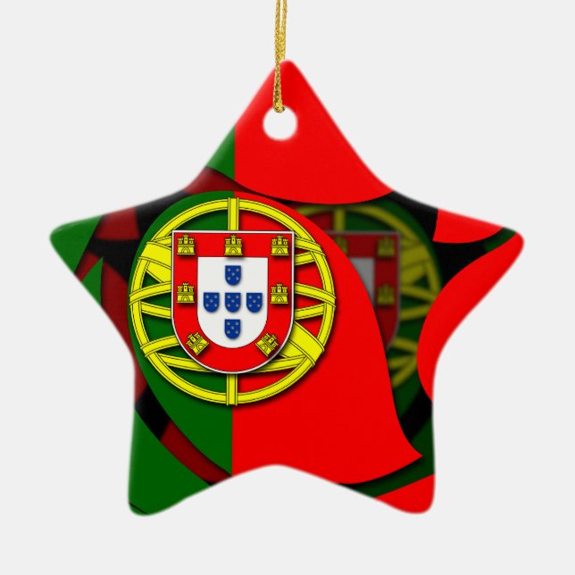 Ornamento De Cerâmica Portugal #1 (Frente)