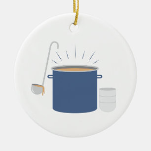 Ornamento De Cerâmica Pote