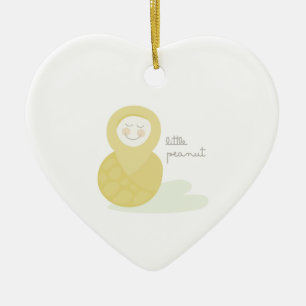 Ornamento De Cerâmica Pouco amendoim