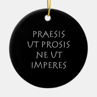 Ornamento De Cerâmica Praesis ut próis ne ut imperes