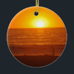 Ornamento De Cerâmica Praia de Manhattan<br><div class="desc">Nada é tão especial quanto o momento perfeito capturado.</div>