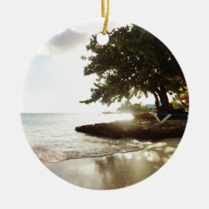 Ornamento De Cerâmica Praia de Punta Canta da República Dominicana