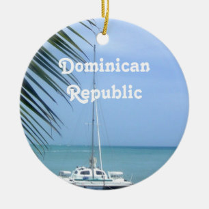 Ornamento De Cerâmica Praia no Dominican