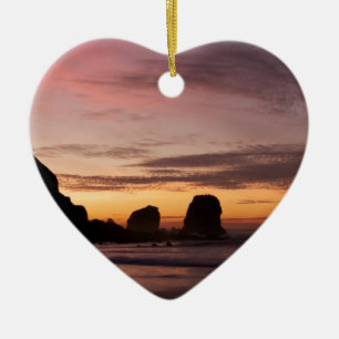 Ornamento De Cerâmica Praia Pacifica de Rockaway, Ca