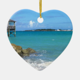 Ornamento De Cerâmica Praias de areia branca nas Bahamas