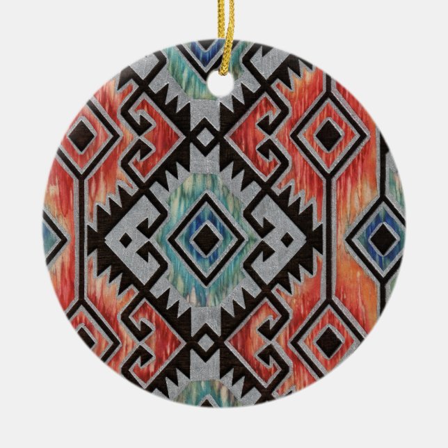 Ornamento De Cerâmica Prata do sudoeste (Frente)