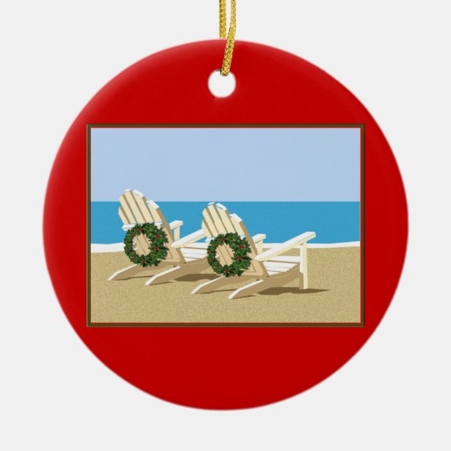 Ornamento De Cerâmica Prefeituras de Praia e Mortes (Frente)