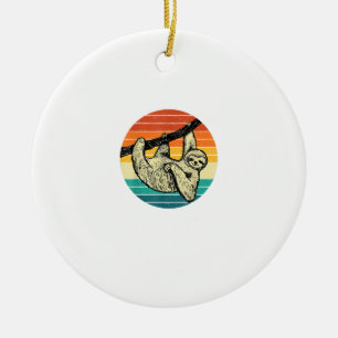 Ornamento De Cerâmica Preguiça Abraçando Galho - Camisa de Amante de Ani