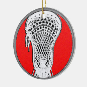 Ornamento De Cerâmica Prêmio do jogador da equipe Lacrosse