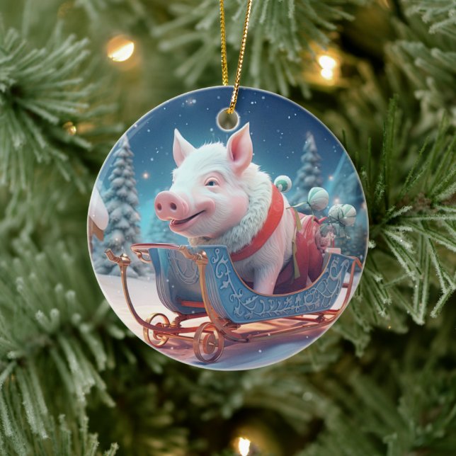 Ornamento De Cerâmica Presente de amante de os animais, Presente de Sobr (Árvore)