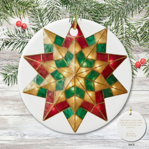 Ornamento De Cerâmica Presente de Bênção de Natal Filipino Parol