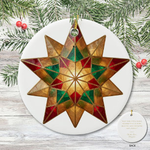 Ornamento De Cerâmica Presente de Bênção de Natal Filipino Parol