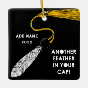 Ornamento De Cerâmica Presente de Conservação de Diploma Avançado