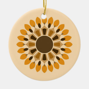 ORNAMENTO DE CERÂMICA PRESENTE DE FLOR MODERNA COLORIDA PARA FILHA IRMÃ